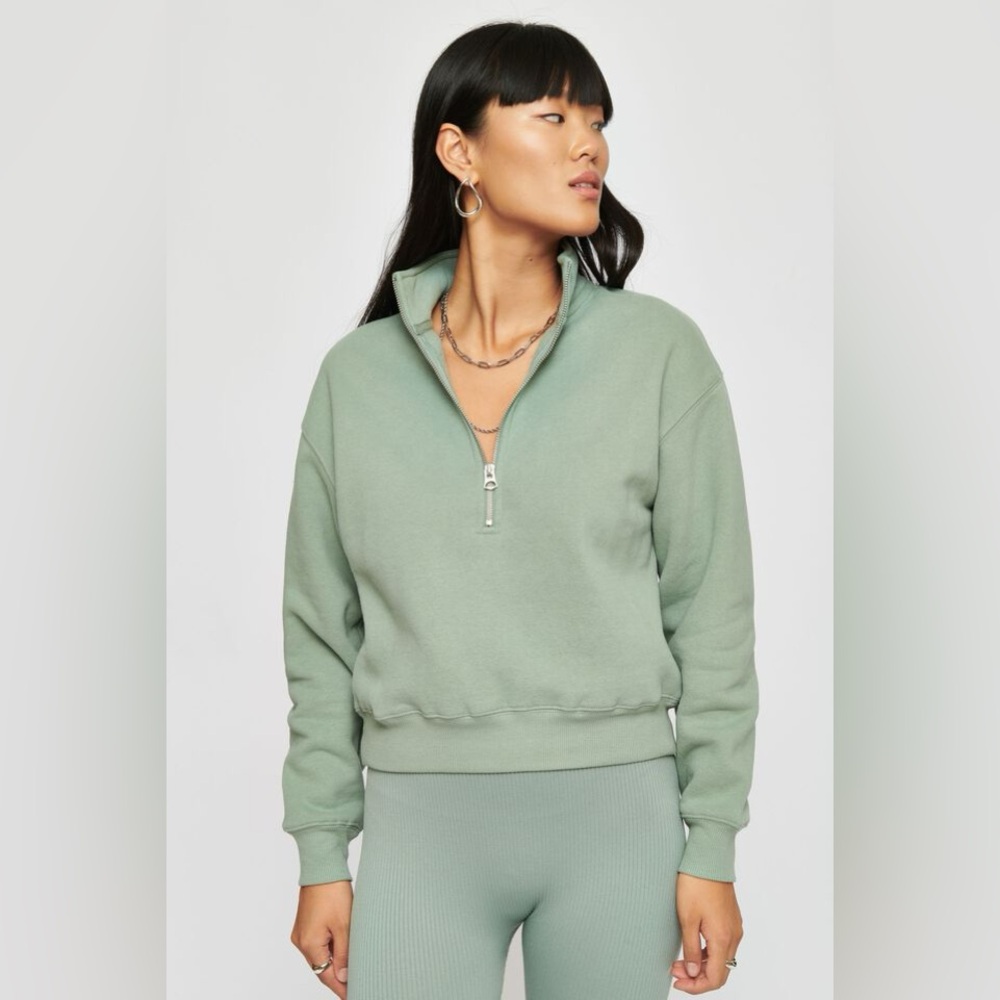 Dynamite Bleeker Half Zip Sweatshirt‎